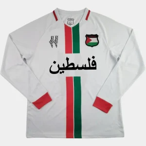 Áo đấu Ả Rập dài tay màu trắng FC Palestine 2025 (1)
