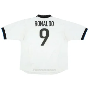 Camiseta visitante del Inter de Milán 1998 1999 Ronaldo