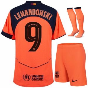 Maillot Kit Enfant Barca Third 2025 2026 Lewandowski