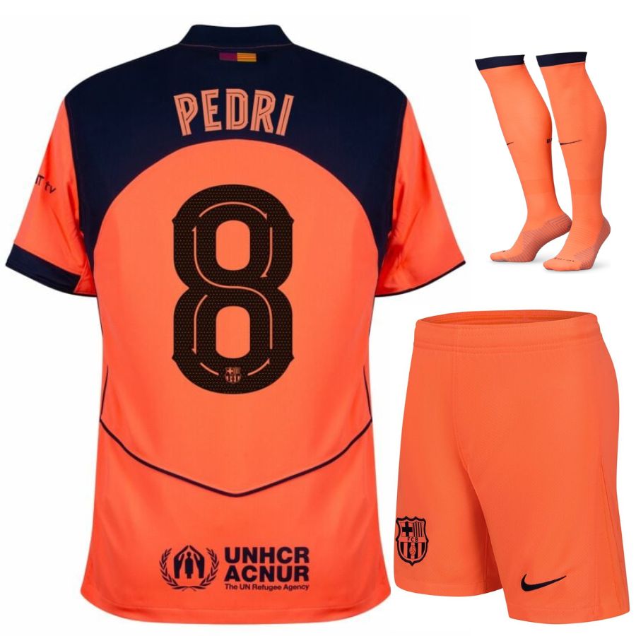 Maillot Kit Enfant Barca Third 2025 2026 Pedri (1)