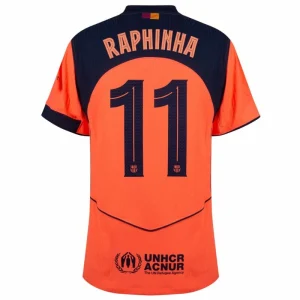 เสื้อเด็กชุดที่สามของบาร์ซ่า 2025 2026 Raphinha (2)