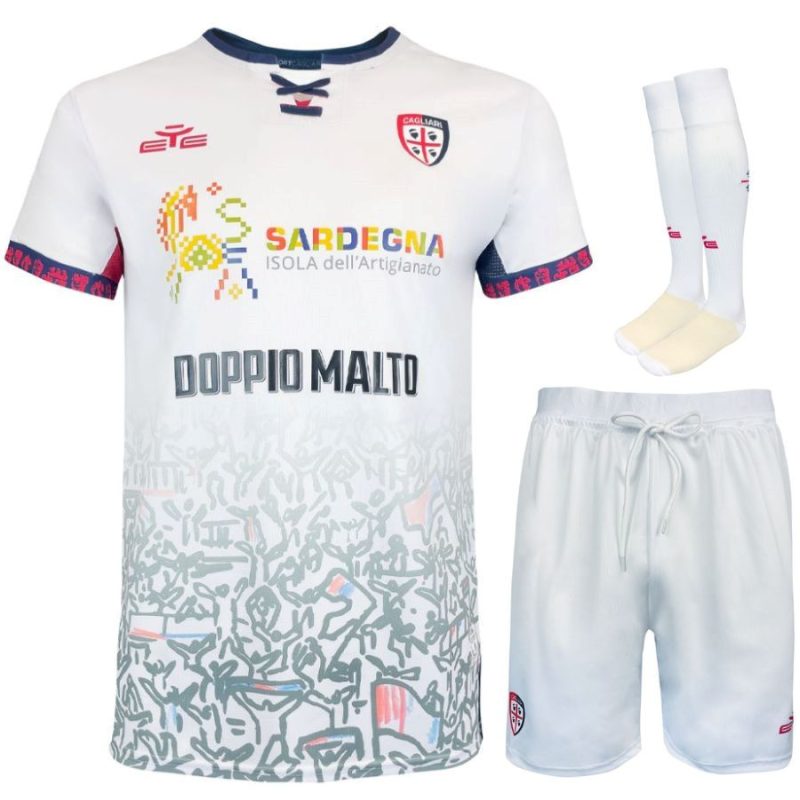 Maillot Kit Enfant Cagliari Exterieur 2025 2026 (1)
