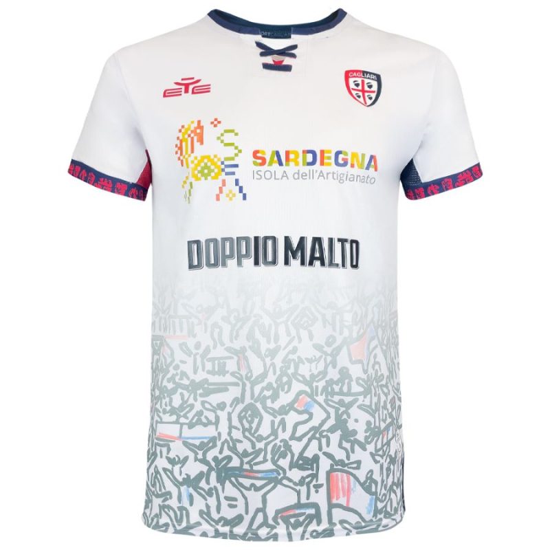 Maillot Kit Enfant Cagliari Exterieur 2025 2026 (2) Maillot Kit Enfant Cagliari Exterieur 2025 2026 (2)