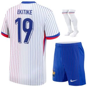 Maillot Kit Enfant Equipe de France Blanc 2024 2025 Ekitike