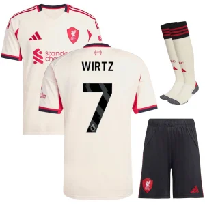 Maillot Kit Enfant Liverpool Exterieur 2025 2026 Wirtz