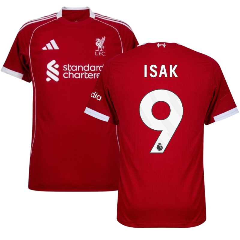 Maillot Liverpool Domicile 2025 2026 ISAK Maillot Liverpool Domicile 2025 2026 ISAK