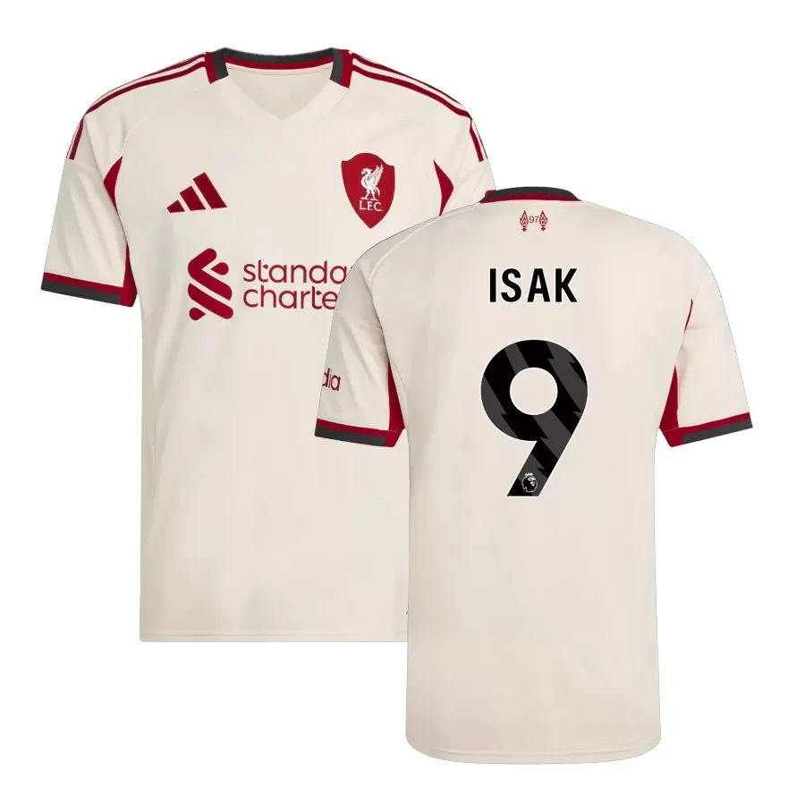 Maillot Liverpool Exterieur 2025 2026 Isack (1)