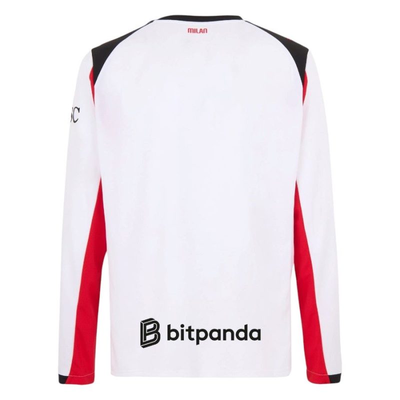 Maillot Milan AC Exterieur 2025 2026 Manches Longues (2) Maillot Milan AC Exterieur 2025 2026 Manches Longues (2)