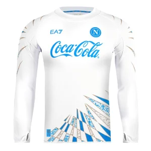 Maillot Naples Pre-Match 2025 2026 Manches longues (1)