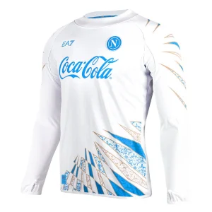 Maillot Naples Pre-Match 2025 2026 Manches longues (3)