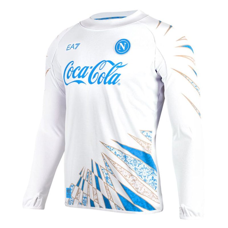 Maillot Naples Pre-Match 2025 2026 Manches longues (3) Maillot Naples Pre-Match 2025 2026 Manches longues (3)