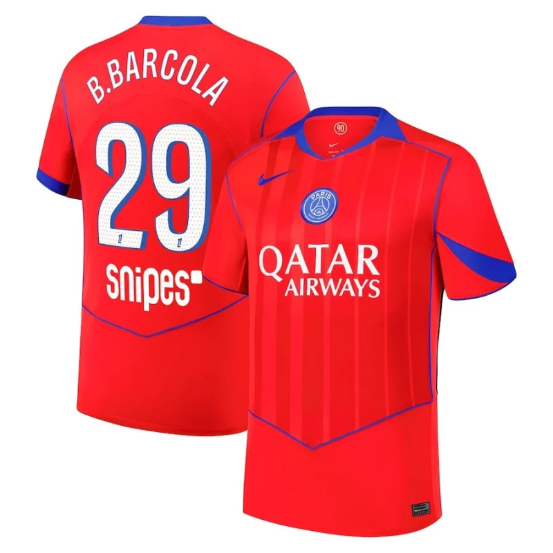 Maillot PSG Third 2025 2026 Barcola (1) Maillot PSG Third 2025 2026 Barcola (1)