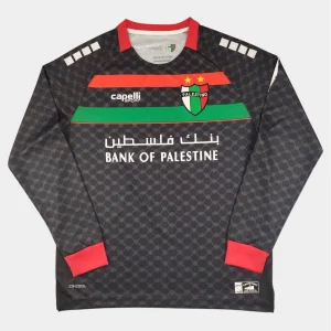 Áo đấu sân khách Palestine CL 2025 2026 màu đen tay dài (1)