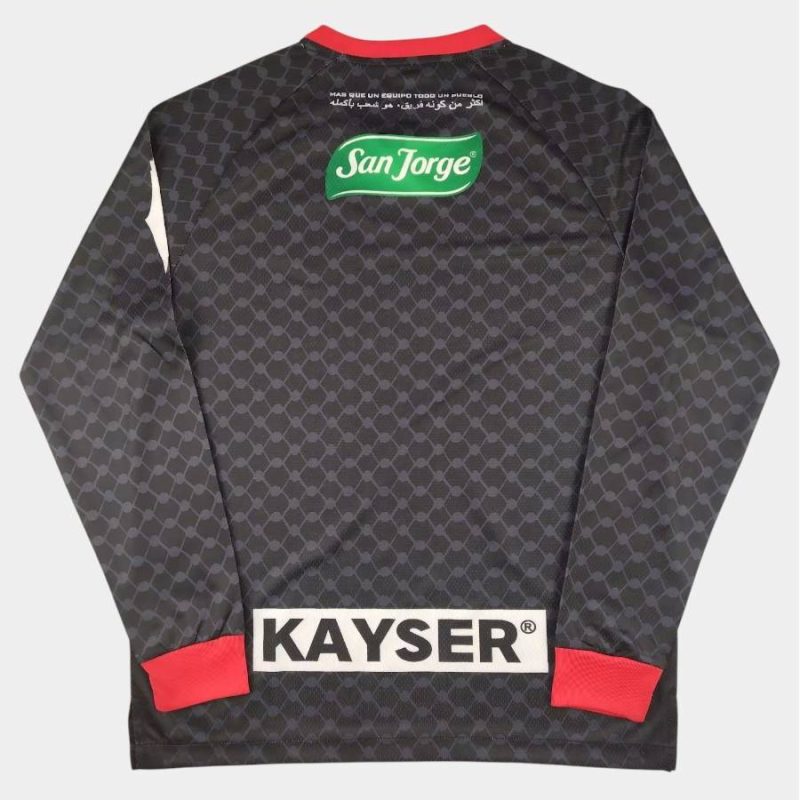 Maillot Palestine CL 2025 2026 Exterieur Noir Manches Longues (2) Maillot Palestine CL 2025 2026 Exterieur Noir Manches Longues (2)