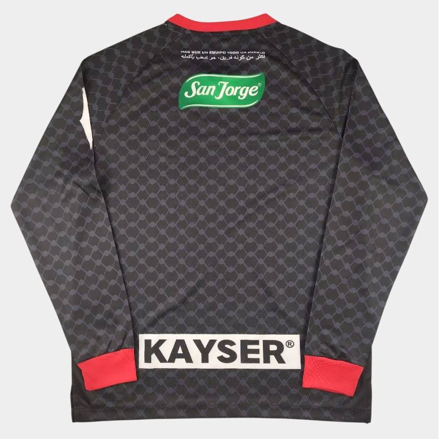 Maillot Palestine CL 2025 2026 Exterieur Noir Manches Longues (2)