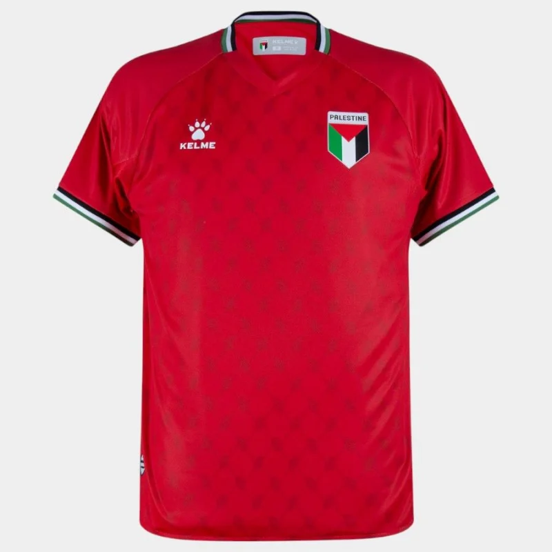 Maillot Palestine Domicile 2024-2025 Kelme Rouge (1)