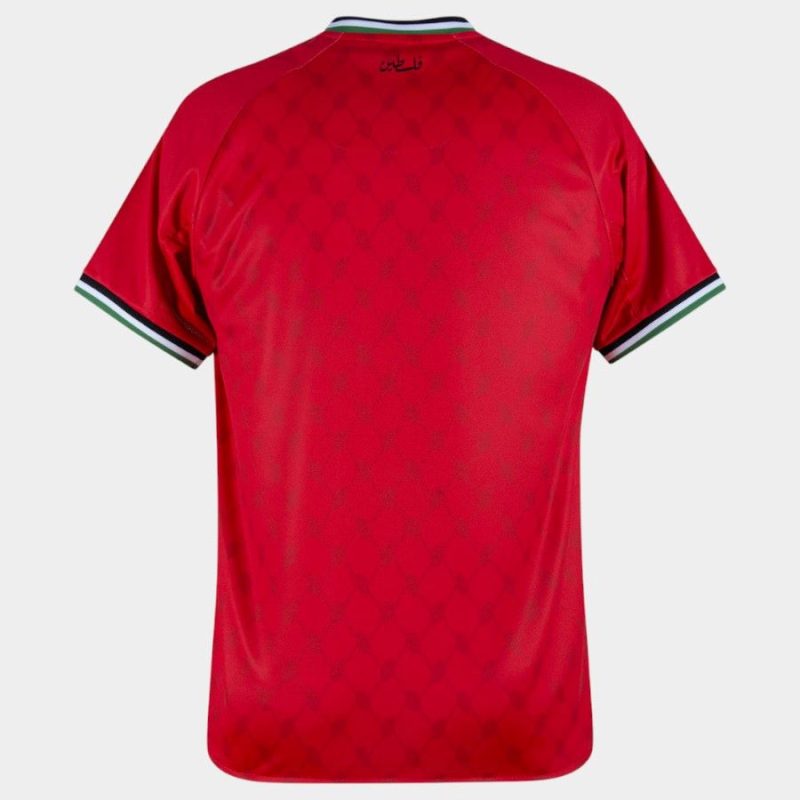Maillot Palestine Domicile 2024-2025 Kelme Rouge (2) Maillot Palestine Domicile 2024-2025 Kelme Rouge (2)