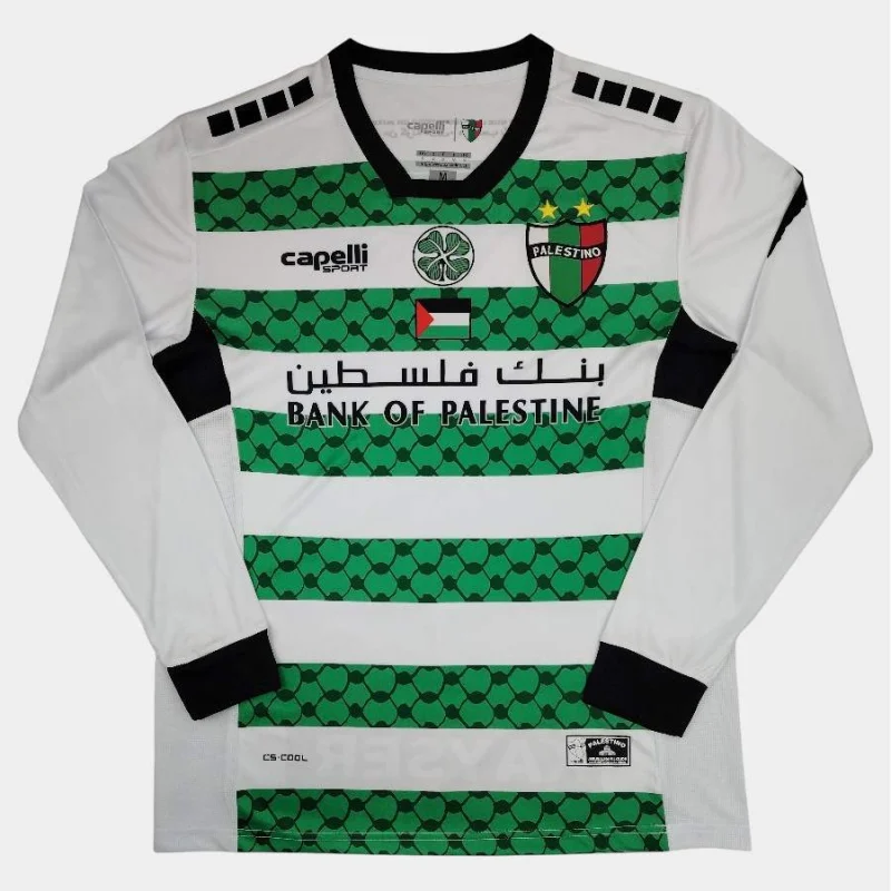 Maillot Palestino CL Third Celtics 2024 2025 Manches Longues (1)