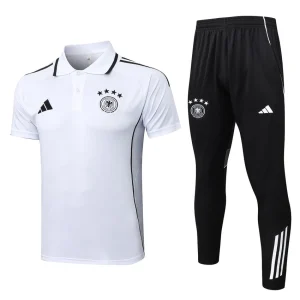 Deutschland Polo 2025 2026 Trainingsanzug Weiß Schwarz
