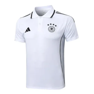 Deutschland Polo 2025 2026 Trainingsanzug Weiß Schwarz