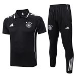Survetement Allemagne Polo 2025 2026 Noir Blanc