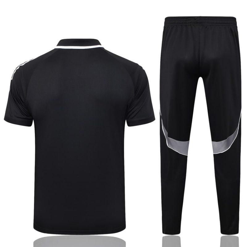 Survetement Allemagne Polo 2025 2026 Noir (2) Survetement Allemagne Polo 2025 2026 Noir Blanc