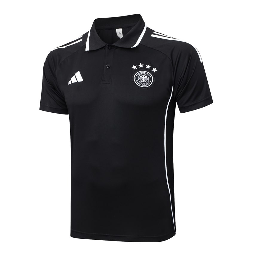 Survetement Allemagne Polo 2025 2026 Noir Blanc