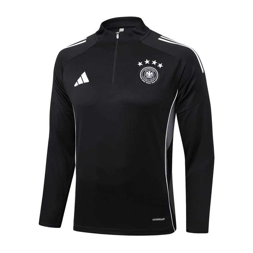 Survetement Allemagne Training 2025 2026 Noir Blanc