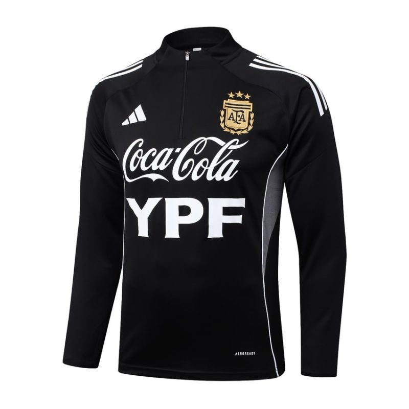 Survetement Argentine Training 2025 2026 Noir Nuit (2) Survetement Argentine Training 2025 2026 Noir Nuit