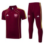 Survetement Arsenal Polo 2025 2026 Rouge Foncé