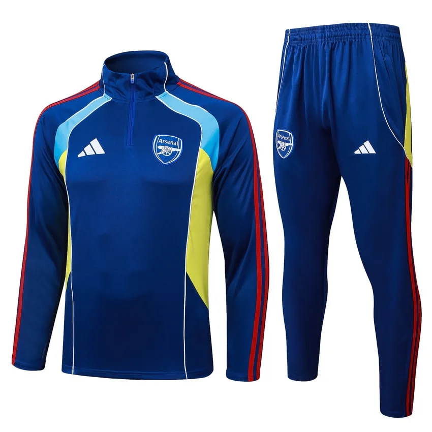 Survetement Arsenal Training 2025 2026 Bleu Clair