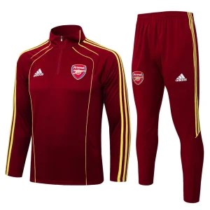 Chándal de entrenamiento del Arsenal 2025-2026 en rojo oscuro