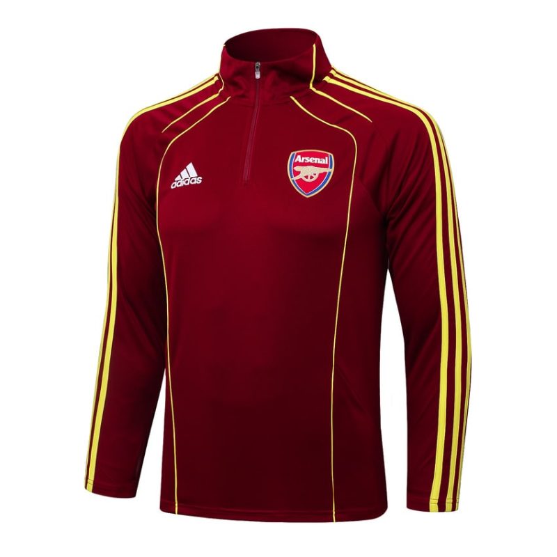 Survetement Arsenal Training 2025 2026 Rouge Foncé (4) Survetement Arsenal Training 2025 2026 Rouge Foncé