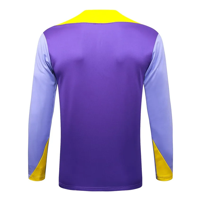 Atletico Madrid Training Suit 2025 2026 Purple Yellow
