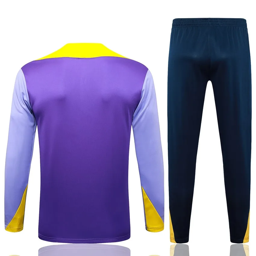 Atletico Madrid Training Suit 2025 2026 Purple Yellow