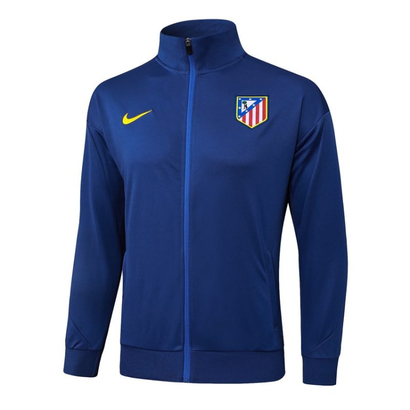 Survetement Atletico Madrid Veste 2025 2026 Bleu Sombre (4) Survetement Atletico Madrid Veste 2025 2026 Bleu Sombre