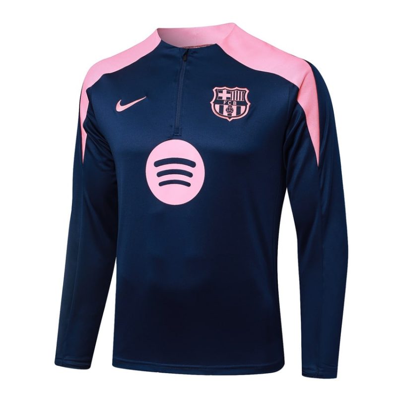 Survetement Barca Training 2025 2026 Bleu Rose (2) Survetement Barca Training 2025 2026 Bleu Rose