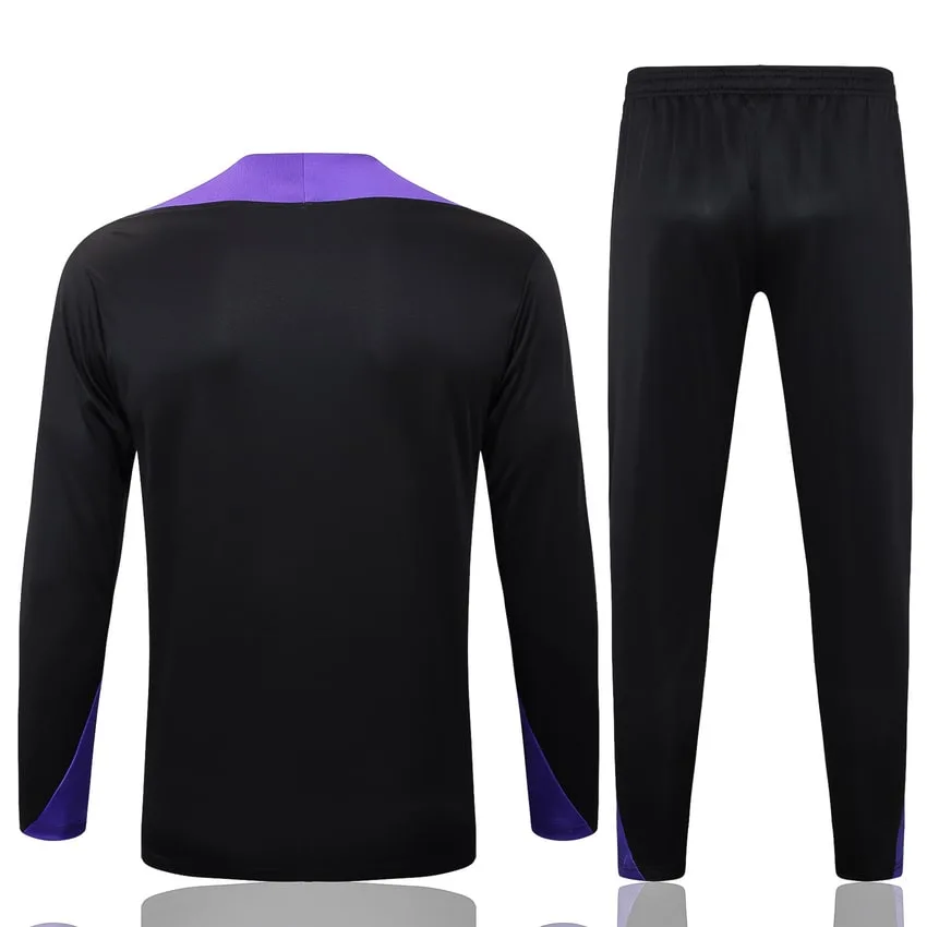 Chándal de entrenamiento del Barça 2025-2026, negro y morado