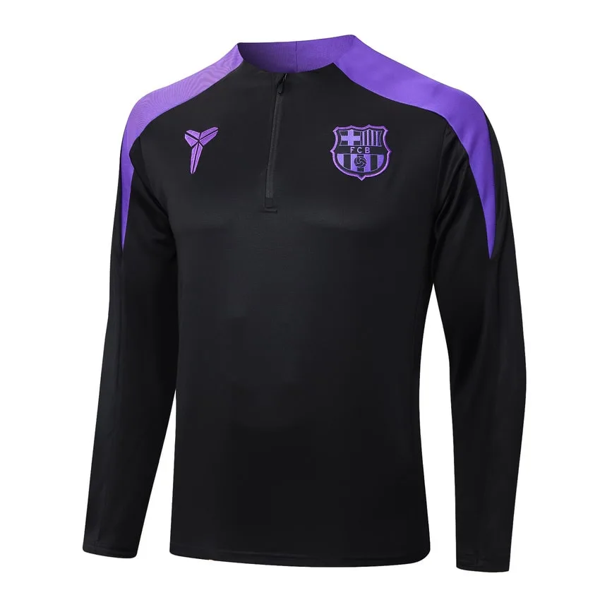 Chándal de entrenamiento del Barça 2025-2026, negro y morado