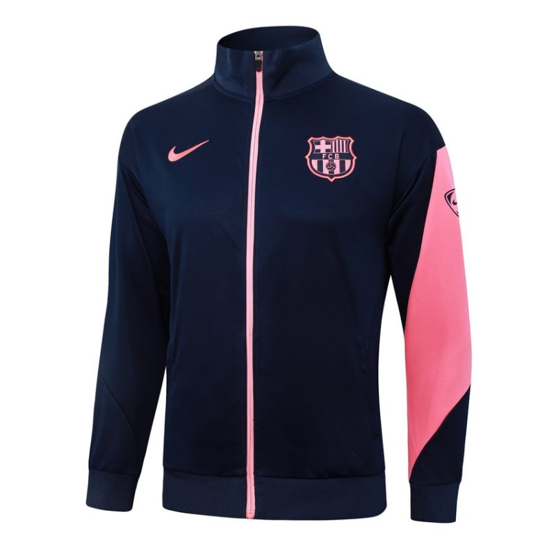 Survetement Barca Veste 2025 2026 Bleu Rose (2) Survetement Barca Veste 2025 2026 Bleu Rose