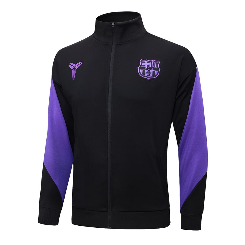 Survetement Barca Veste 2025 2026 Noir Violet