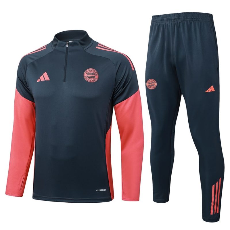 Survetement Bayern Munich Training 2025 2026 Noir Rouge