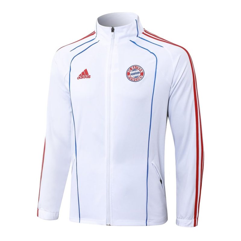 Survetement Bayern Munich Veste 2025 2026 Blanc (2) Survetement Bayern Munich Veste 2025 2026 Blanc