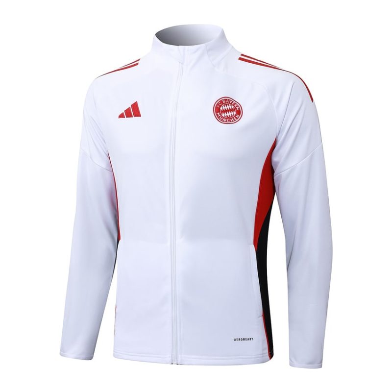 Survetement Bayern Munich Veste 2025 2026 Blanc Clair (4) Survetement Bayern Munich Veste 2025 2026 Blanc Clair