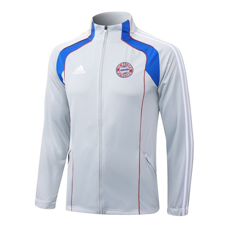 Survetement Bayern Munich Veste 2025 2026 Gris (2) Survetement Bayern Munich Veste 2025 2026 Gris