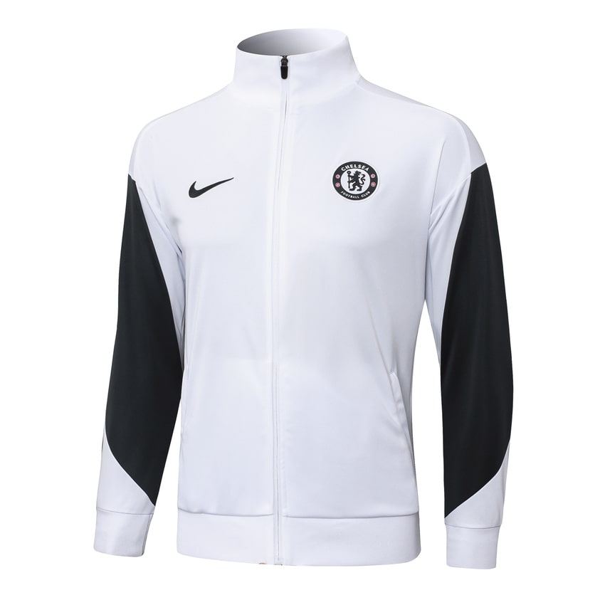 Survetement Chelsea Veste 2025 2026 Blanc Noir