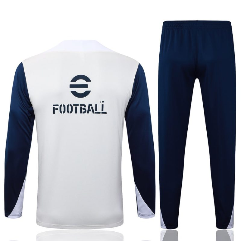Survetement Inter Milan Training 2025 2026 Blanc Bleu (2) Survetement Inter Milan Training 2025 2026 Blanc Bleu