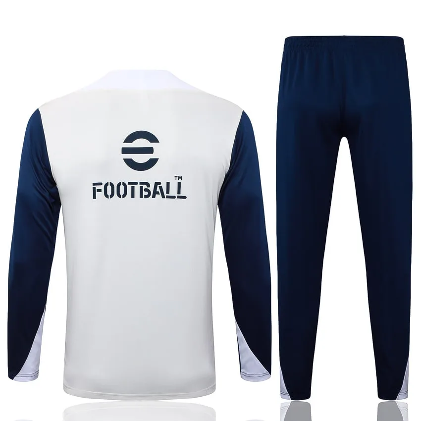 Survetement Inter Milan Training 2025 2026 Blanc Bleu