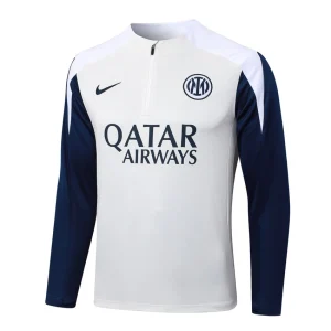 Survetement Inter Milan Training 2025 2026 Blanc Bleu