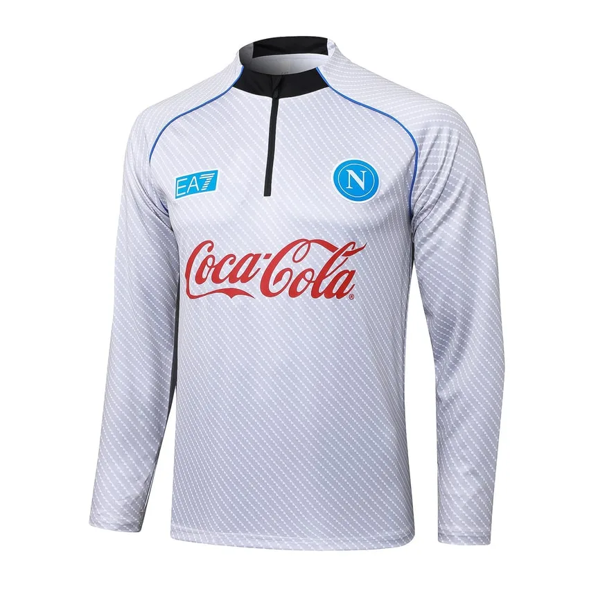 Survetement Naples Training 2025 2026 Blanc